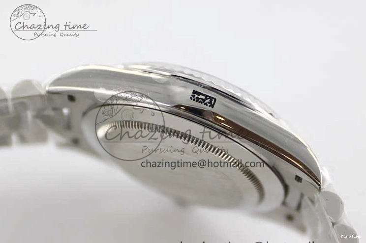 MiroTime 0329 Comfortable Day Date 40mm SS 904L Steel TWF 1:1 Best Edition Ice Blue Arabic Dial on SS Bracelet A 2357